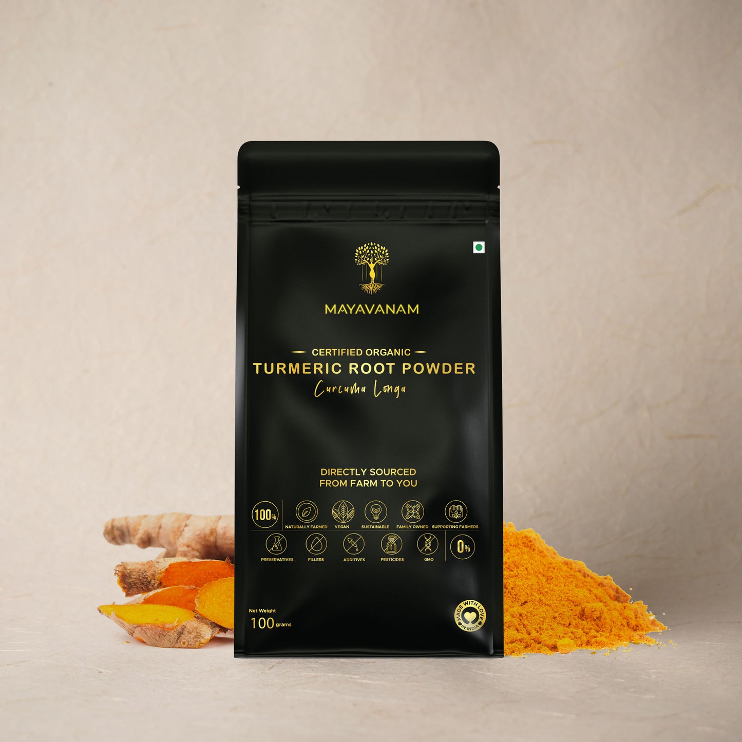 Turmeric Root Powder | Full Pack – 100g
