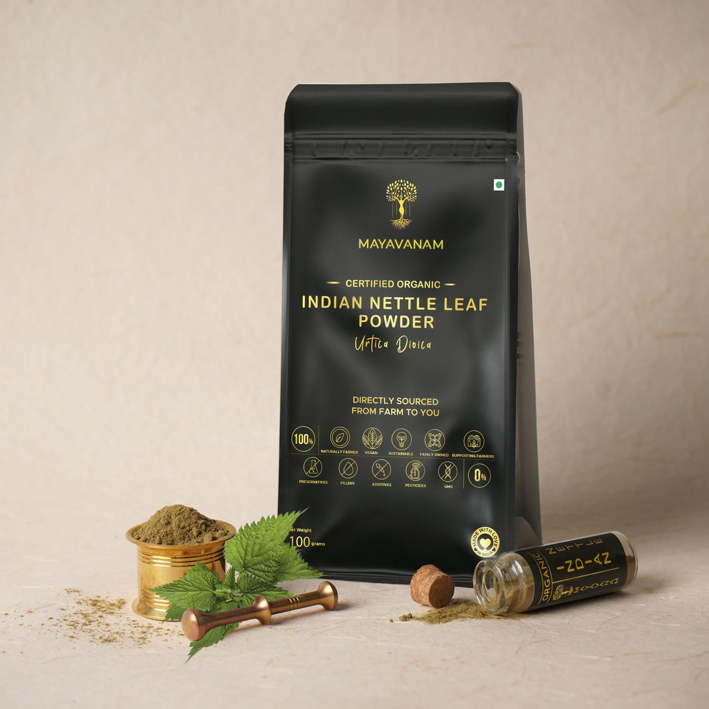 Indian Nettle Leaf Powder | Full Pack – 100g
