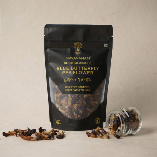 Blue Butterfly Pea Flower (Dried)| Full Pack – 30g