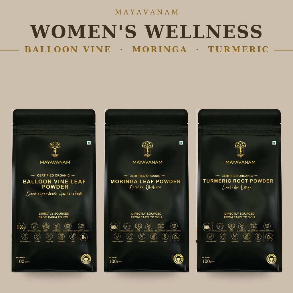 Women’s Wellness | Balloon Vine · Moringa · Turmeric