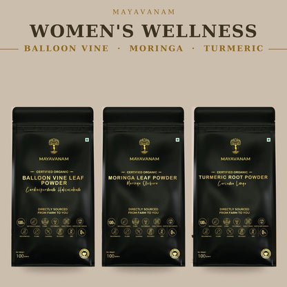 Women’s Wellness | Balloon Vine · Moringa · Turmeric