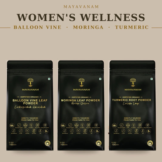 Women’s Wellness | Balloon Vine · Moringa · Turmeric